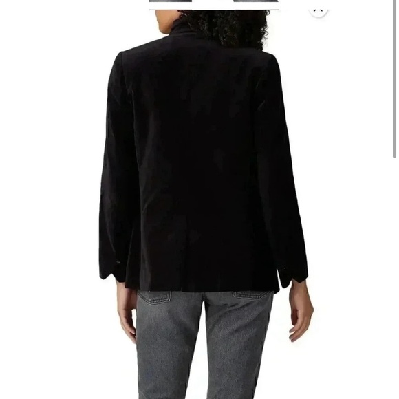 Zadig & Voltaire Black Volly Velours Velvet
Open Blazer - Picture 8 of 16